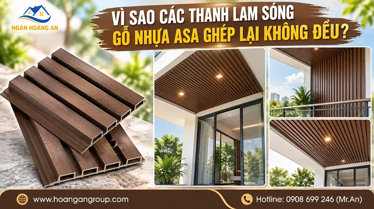 Vì Sao Các Thanh Lam Sóng Gỗ Nhựa ASA Ghép Lại Không Đều?