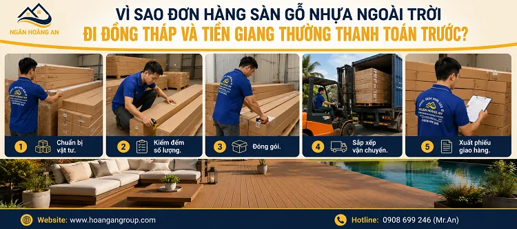Vì Sao Đơn Hàng Sàn Gỗ Nhựa Ngoài Trời Đi Đồng Tháp Và Tiền Giang Thường Thanh Toán Trước?