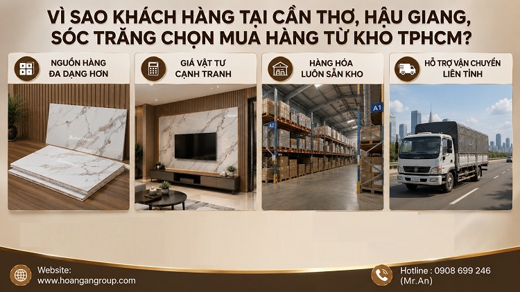 Vì Sao Khách Hàng Tại Cần Thơ, Hậu Giang, Sóc Trăng Chọn Mua Hàng Từ Kho TPHCM? Vì Sao Khách Hàng Tại Cần Thơ, Hậu Giang, Sóc Trăng Chọn Mua Hàng Từ Kho TPHCM?