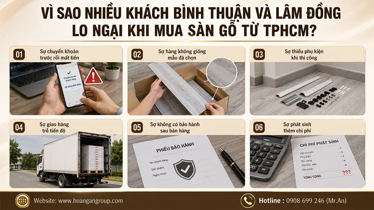 Vì Sao Nhiều Khách Bình Thuận Và Lâm Đồng Lo Ngại Khi Mua Sàn Gỗ Từ TPHCM? Vì Sao Nhiều Khách Bình Thuận Và Lâm Đồng Lo Ngại Khi Mua Sàn Gỗ Từ TPHCM?