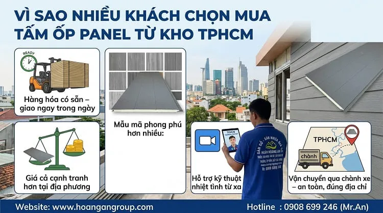 Vì Sao Nhiều Khách Chọn Mua Tấm Ốp Panel Từ Kho TPHCM