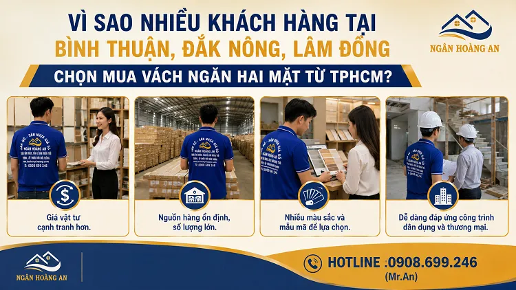 Vì Sao Nhiều Khách Hàng Tại Bình Thuận, Đắk Nông, Lâm Đồng Chọn Mua Vách Ngăn Hai Mặt Từ TPHCM? Vì Sao Nhiều Khách Hàng Tại Bình Thuận, Đắk Nông, Lâm Đồng Chọn Mua Vách Ngăn Hai Mặt Từ TPHCM?