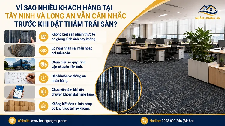 Vì Sao Nhiều Khách Hàng Tại Tây Ninh Và Long An Vẫn Cân Nhắc Trước Khi Đặt Thảm Trải Sàn? Vì Sao Nhiều Khách Hàng Tại Tây Ninh Và Long An Vẫn Cân Nhắc Trước Khi Đặt Thảm Trải Sàn?