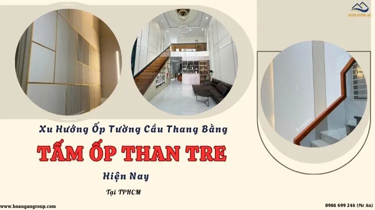 Xu Hướng Ốp Tường Cầu Thang Bằng Tấm Ốp Than Tre Hiện Nay Tại TPHCM